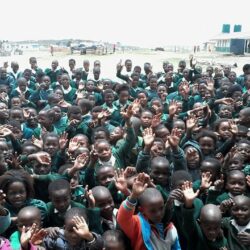 School Children thank Volunteers