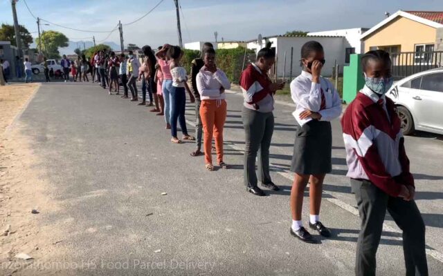 Mellon Educate Delivers Food Parcels at Manzothombo Secondary School