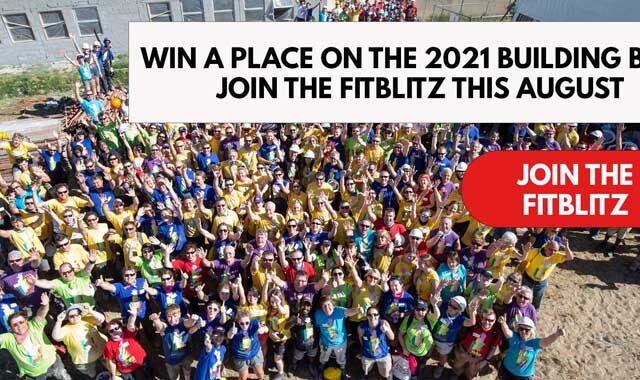 Win a place on the 2021 Building Blitz by raising €250 during the FitBlitz