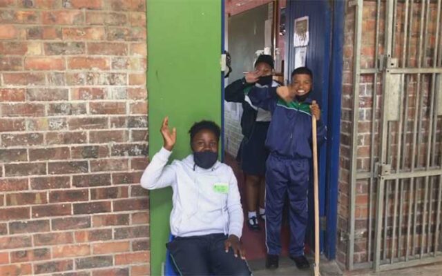 Covid-19 Building Blitz project at Wesbank No.1 Primary School Handover